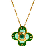 COLLIER GIULIA - EMAIL VERT EMERAUDE