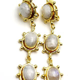 BOUCLES D'OREILLES ROME PIERRE DE LUNE