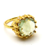 BAGUE KALLYS - PRASIOLITE