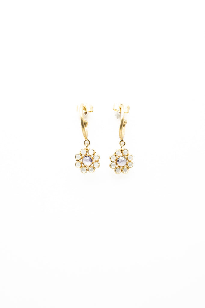 BOUCLES D'OREILLES FLORENCE IOLITE MM