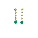 BOUCLES D'OREILLES KIMIA ONYX VERT