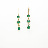 BOUCLES D'OREILLES AURELIA ONYX VERT