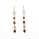 BOUCLES D'OREILLES VALIE GRENAT