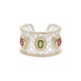 BAGUE ANALI ARGENT TOURMALINES