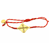 BRACELET DARIA CORDON ROUGE