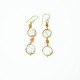 BOUCLES D'OREILLES ROYA CORNALINE