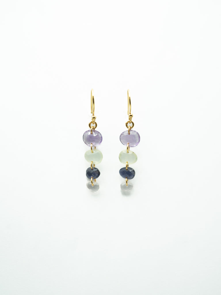 BOUCLES D'OREILLES LUCIA AMETHYSTE