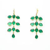 BOUCLES D'OREILLES NOA ONYX VERT