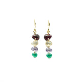 BOUCLES D'OREILLES LUCIA GRENAT