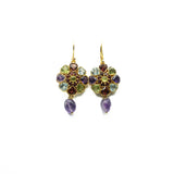 BOUCLES D'OREILLES DONA GRENAT