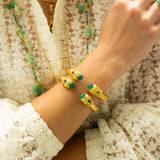 BRACELET ORPHÉE ONYX VERT