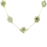 COLLIER FLORENCE GRAND MODELE VERT