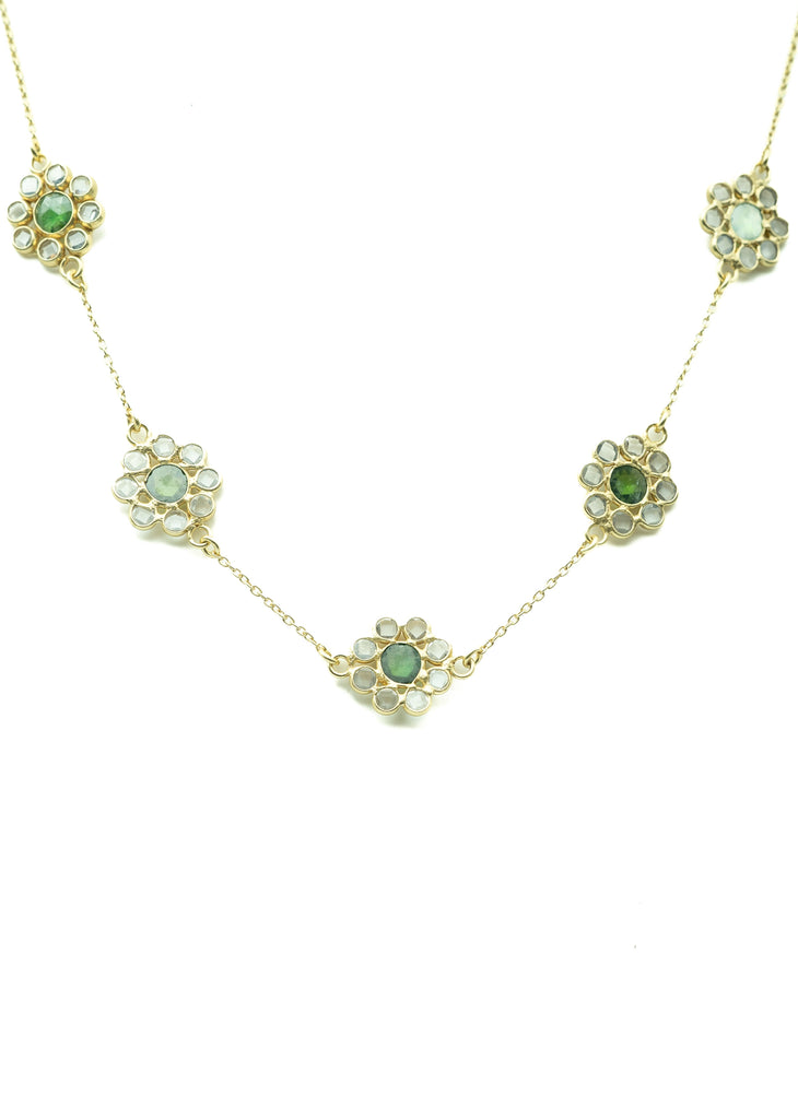 COLLIER FLORENCE GRAND MODELE VERT