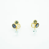 BOUCLES D'OREILLES MARGOT TOPAZE BLEU