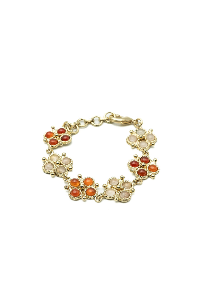 BRACELET POSITANO QUARTZ ROSE/ CORNALINE