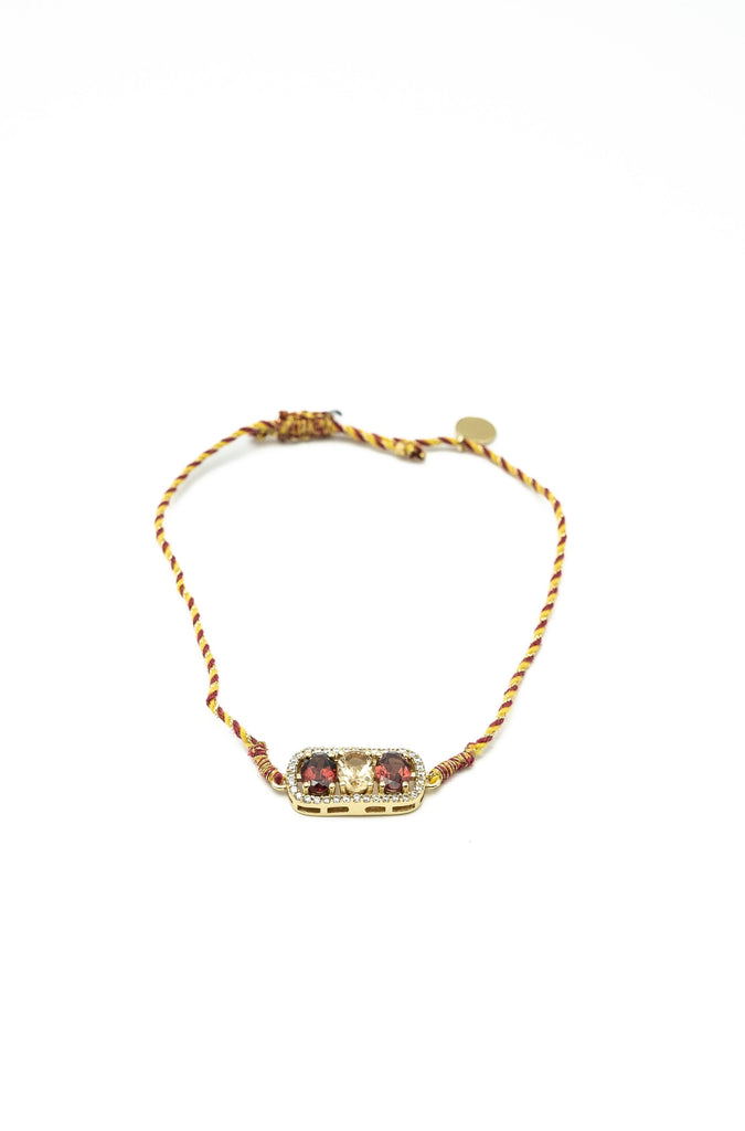 BRACELET LIZA CITRINE/ GRENAT