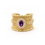 BAGUE LIDIA OR AMÉTHYSTE